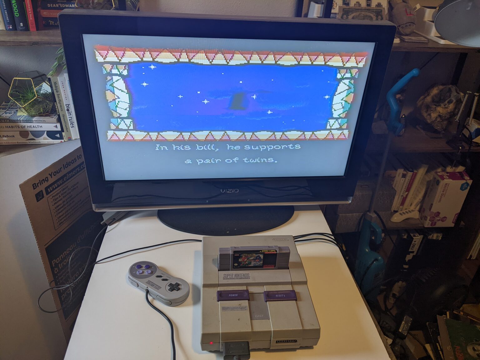 Pinout repair of power cable of Super Nintendo game console